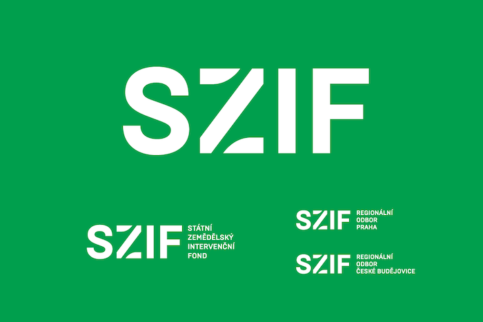 Nový logotyp Státního zemědělského intervenčního fondu (SZIF), zdroj: Studio HMS design