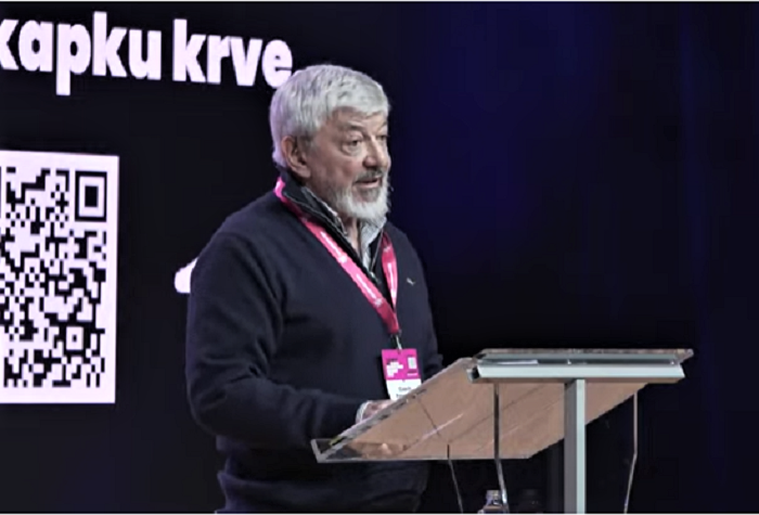 Vladimír Železný na Czech Promotion Summit, zdroj: repro video ČTK