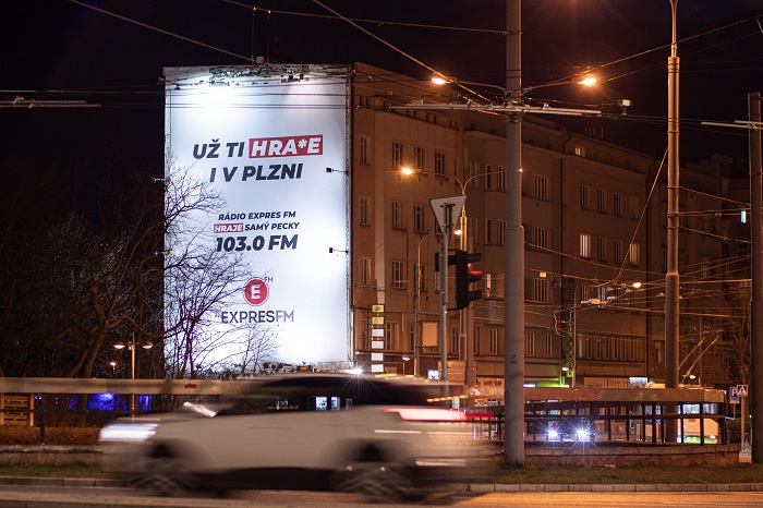 Kampaň rádia Expres FM na západě Čech, zdroj: Seznam.cz