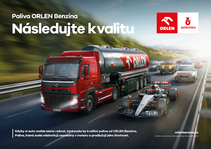Klíčový vizuál kampaně společnosti Orlen Benzina, zdroj: Orlen Benzina