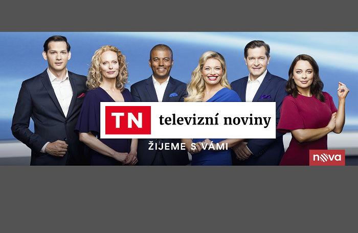 Vizuál kampaně Televizních novin, zdroj: TV Nova