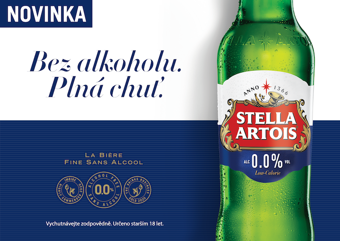 Klíčový vizuál k podpoře nealkoholické novinky značky Stella Artois, zdroj: Stella Artois