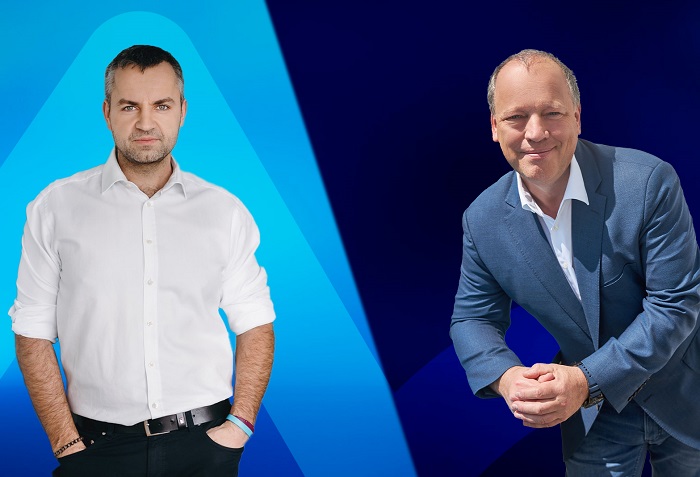 Peter Gažík a Mathias Settele, zdroj: TV Markíza