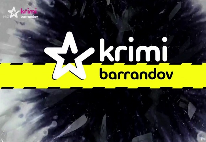 Logo stanice Barrandov Krimi přímo z vysílání
