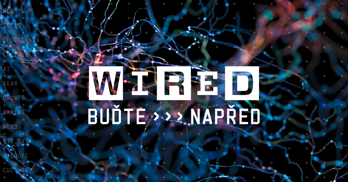 Vizuál poutající na příchod mezinárodního titulu Wired, zdroj: Symbio