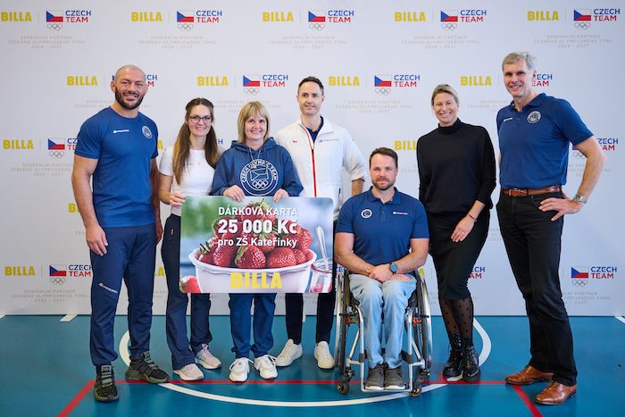 Billa se stává novým generálním partnerem Českého olympijského a paralympijského týmu, foto: Olympijský tým / Barbora Reichová.