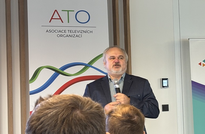 Jednatel ATO Michal Jordan na workshopu ATO, zdroj: MediaGuru.cz