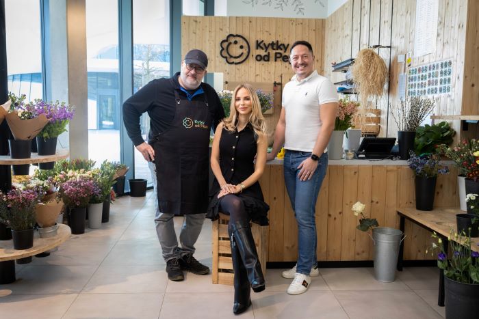 Josef Dušátko, Andrea Fenn a Daniel Ryška, zdroj: Twistcafe Group