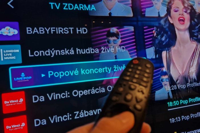 Část bezplatně dostupných programů ve službě Sweet.TV. Foto: Lukáš Polák