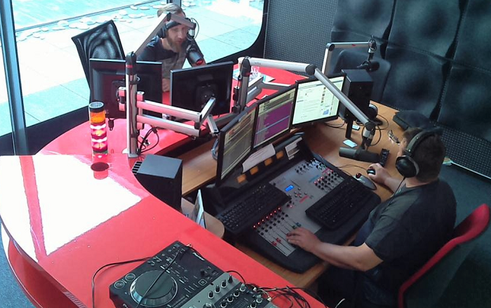 Studio rozhlasové stanice Expres FM. Foto: Seznam.cz