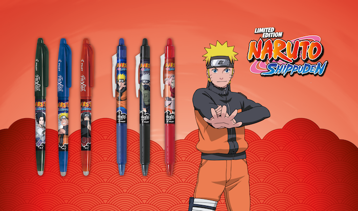 Limitovaná edice Pilot Frixion Naruto Shippuden, zdroj: Pilot / Václav Čížek