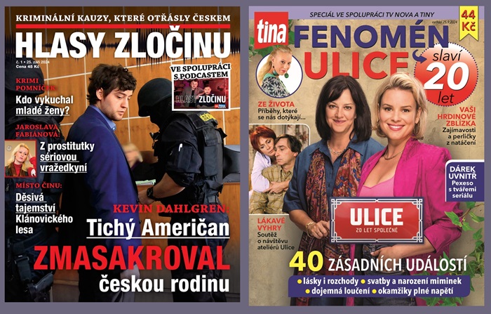 Mafra vydává speciál o seriálu Ulice a čtvrtletník Hlasy zločinu