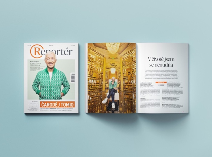 Nová podoba magazínu Reportér, zdroj: Reportér magazín
