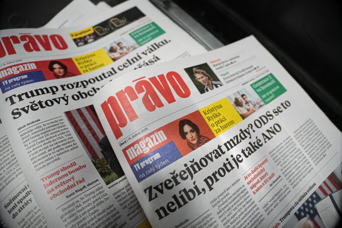Nová vizuální podoba deníku Právo, zdroj: Borgis