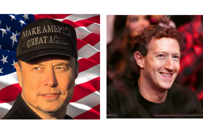 Elon Musk a Mark Zuckerberg, zdroj: X a FB