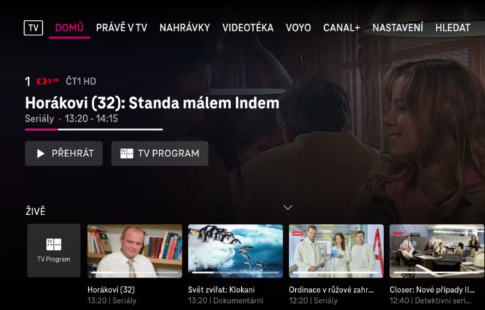 Magenta TV zpřehlednila menu, má nový font písma