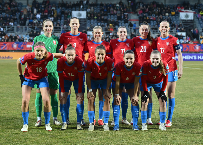 Liga národů žen. Foto: Fotbalová asociace České republiky