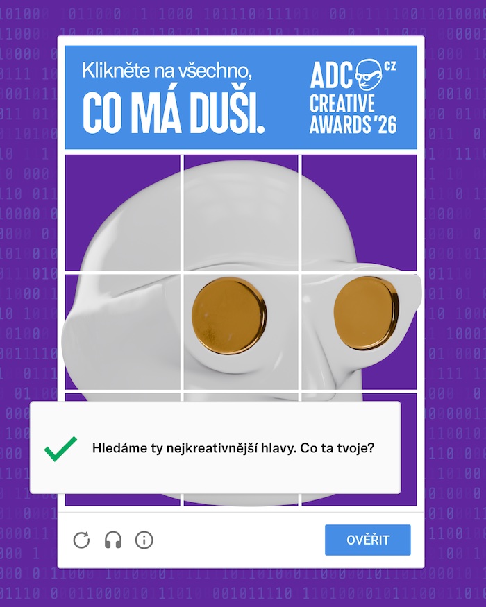Letošní ročník soutěže ADC Awards pracuje s motivem testu CAPTCHA, zdroj: ADC.