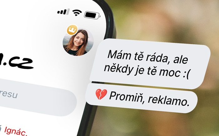 Seznam.cz se v kampani rozchází s reklamou, někdy je jí moc