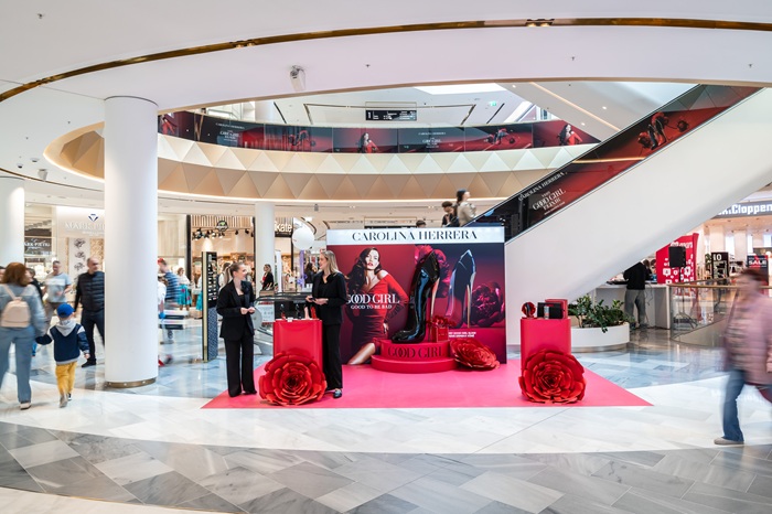 Ukázka využití komunikačních možností v OC Westfiled, zdroj: Westfield Rise