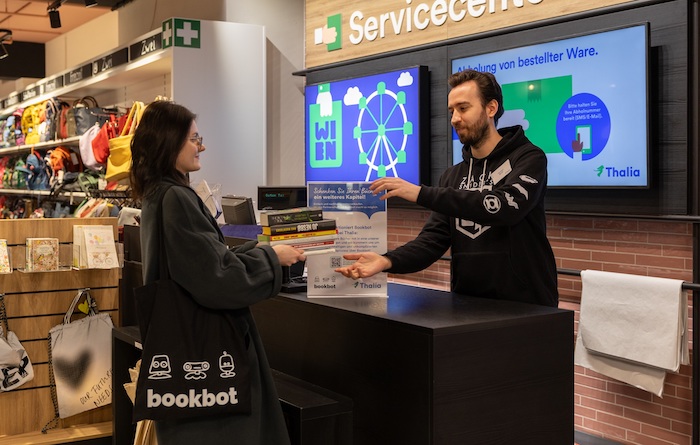 Knihobot spolupracuje v Rakousku s knihkupectvím Thalia