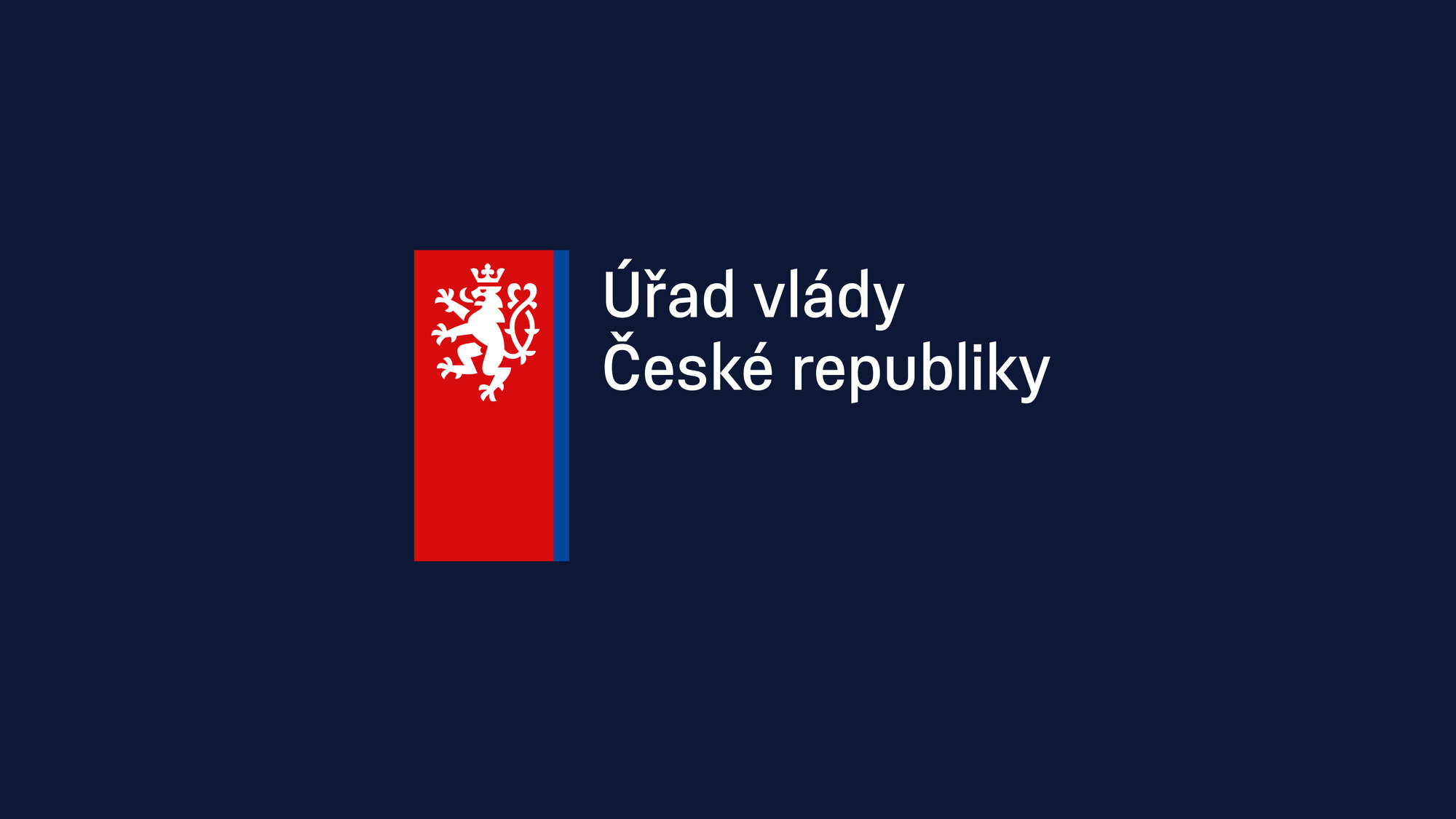 Nová podoba vizuální identity státní správy ČR, zdroj: Úřad vlády ČR, Kafka Design