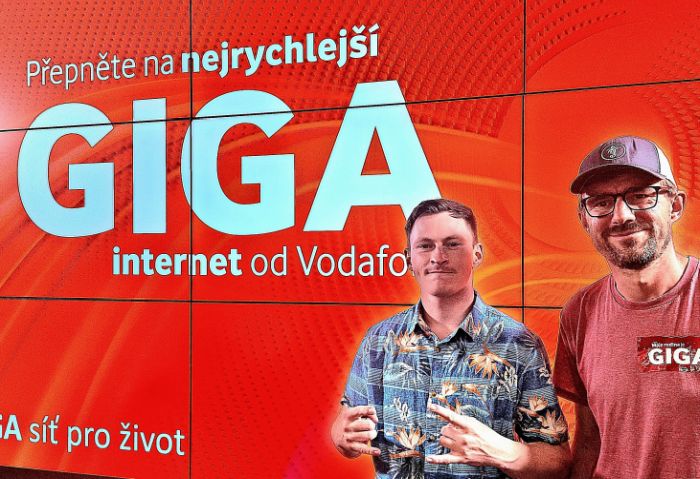 Martin Mikyska (Mikýř) a Janek Rubeš se na akci postarali o zábavnou vložku. Foto: Lukáš Polák, MediaGuru