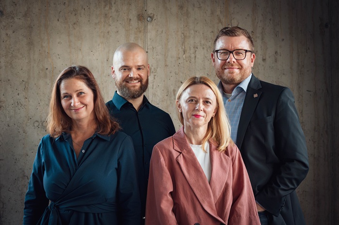 Zleva: Petra Kopecká (MSL), Jaroslav Malina (Publicis Groupe), Barbora Fryč Šumanská (MSL) a Radek Vítek (MSL), zdroj: Publicis Groupe