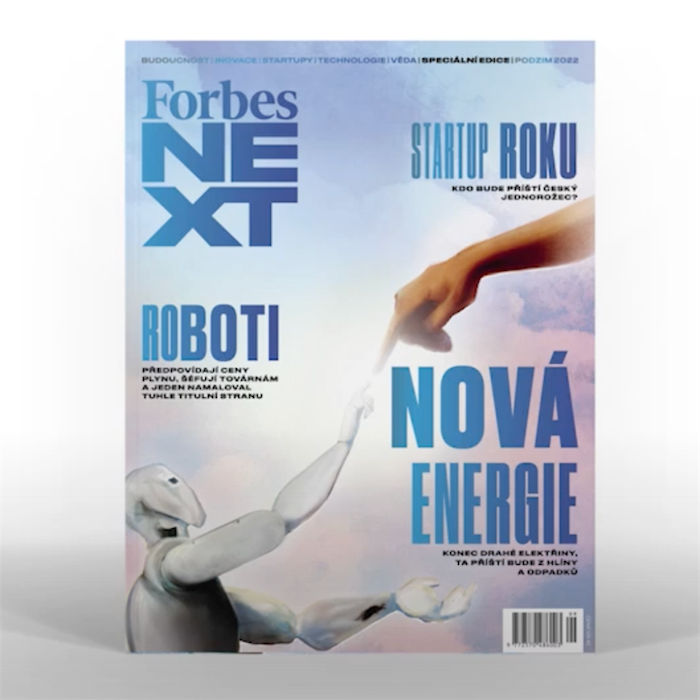 Obálka Forbesu vytvořená robotem firmy ABB, zdroj: Sabre Awards