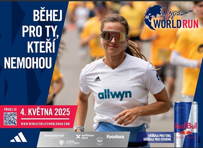 Hlavní komunikační vizuál závodu Wings for Life World Run, zdroj: Red Bull
