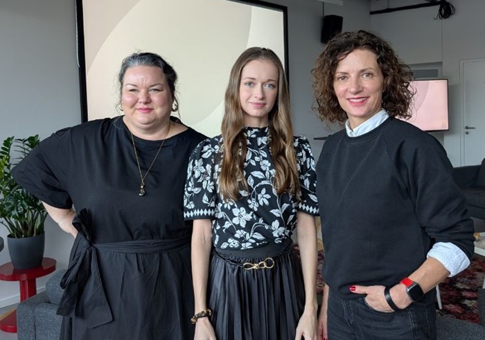 Zleva Petra Jankovičová, Michaela Pišiová a Radana Čechová, zdroj: AKA