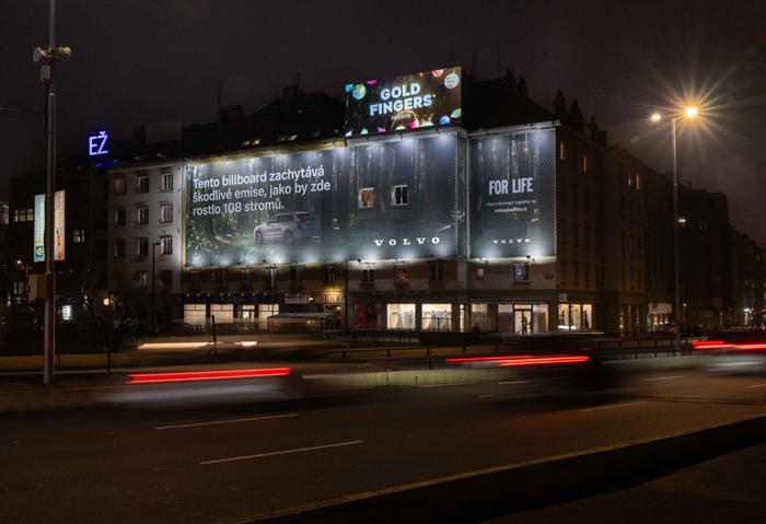 Volvo nechalo odstranit billboard, který čistil vzduch