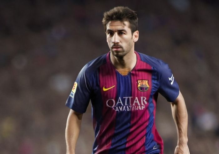 Hráč FC Barcelona vytvořený AI. Foto: OpenArt