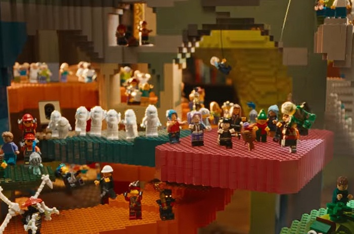 Z vánoční kampaně Lega, zdroj: Lego