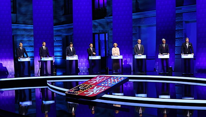 Superdebata ČT, zdroj: repro: Česká televize
