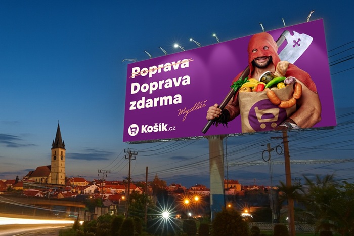 Košík zapojuje do kampaně historické postavy, jako je Bivoj nebo Žižka