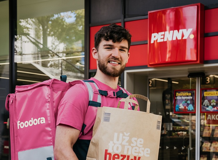 Penny nově doručuje s Foodorou v Ostravě a v Olomouci