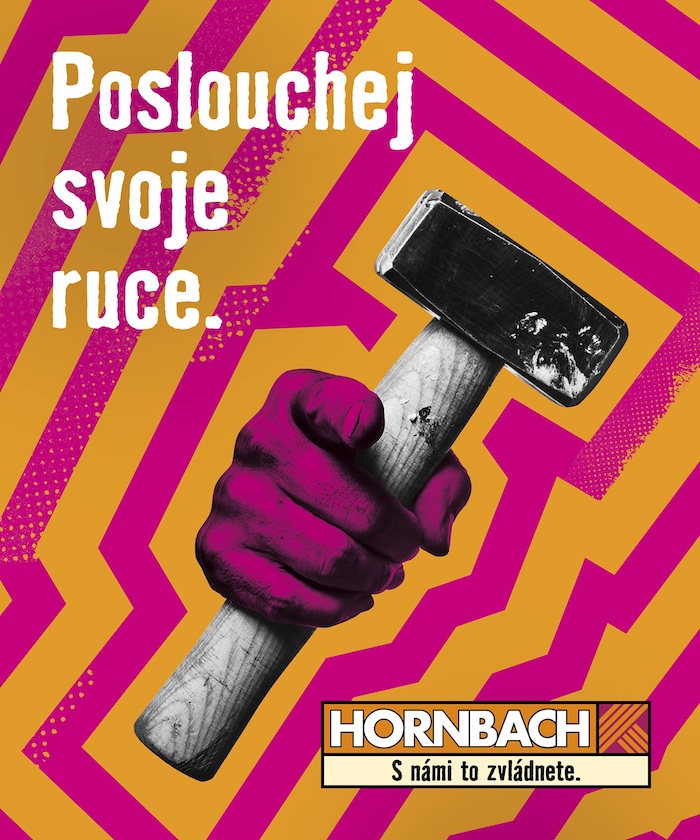 Vizuály k nové kampani Hornbachu jsou ve stylu pop-art, zdroj: Hornbach.