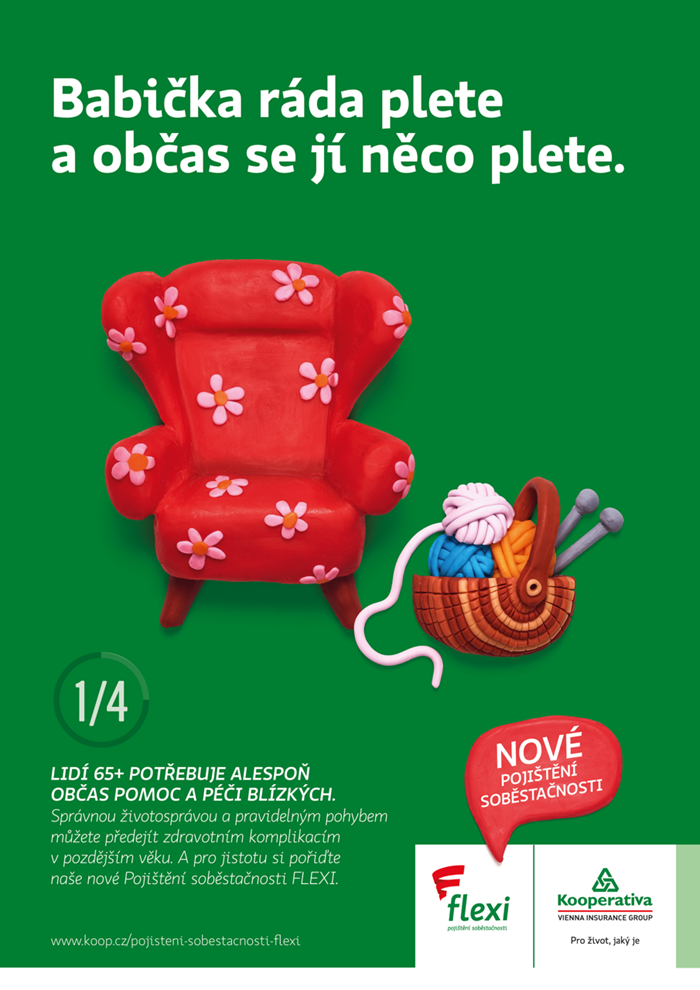 Nový reklamní vizuál značky Kooperativa, zdroj: Kooperativa