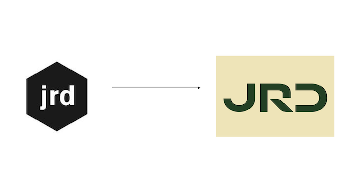 Změna loga skupiny JRD, zdroj: JRD