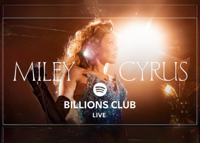 Billions Club Live with Miley Cyrus: A Concert Film. Foto: Spotify