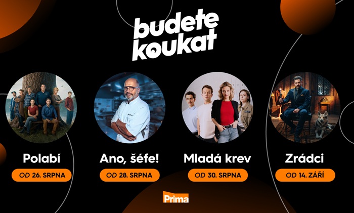 Hlavní programové novinky TV Prima pro podzim 2025, zdroj: FTV Prima