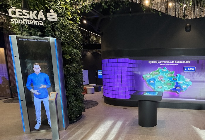 Spořitelna otevírá první nonstop pobočku s AI avatarem