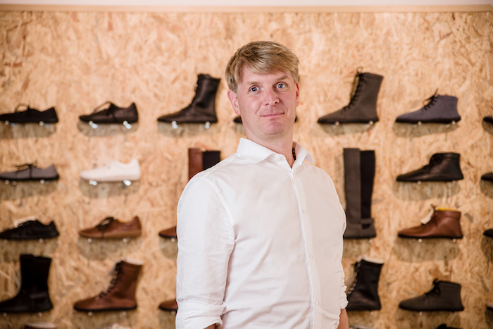 Lukáš Klimpera, zakladatel a CEO značky Ahinsa shoes, zdroj: Ahinsa shoes