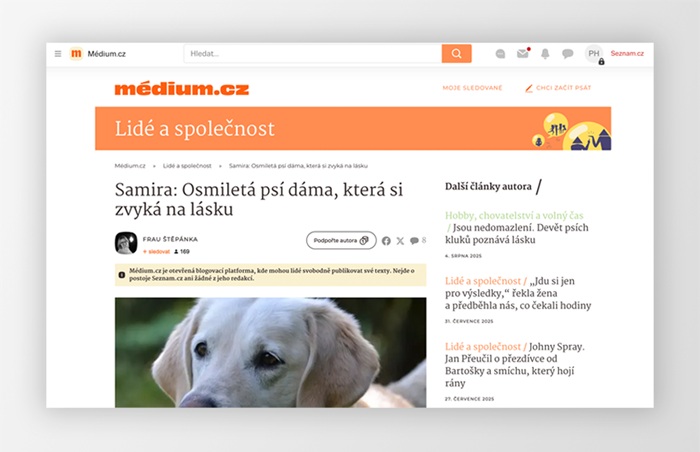 Blogovací platforma Médium.cz zavádí možnost předplatného