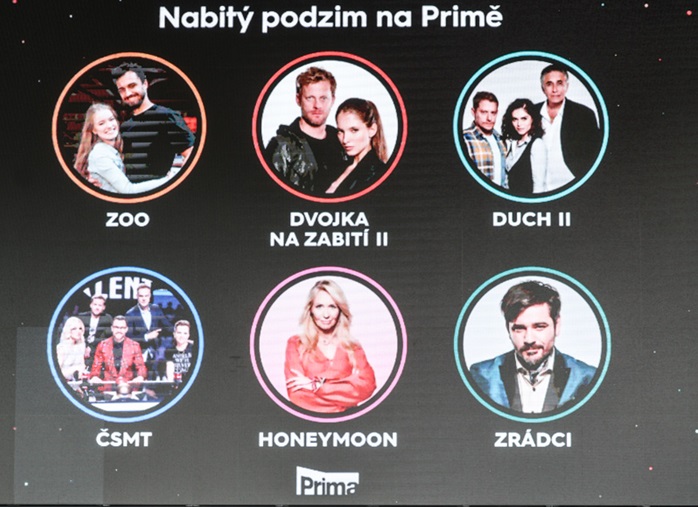 Hlavní pořady TV Prima pro podzim