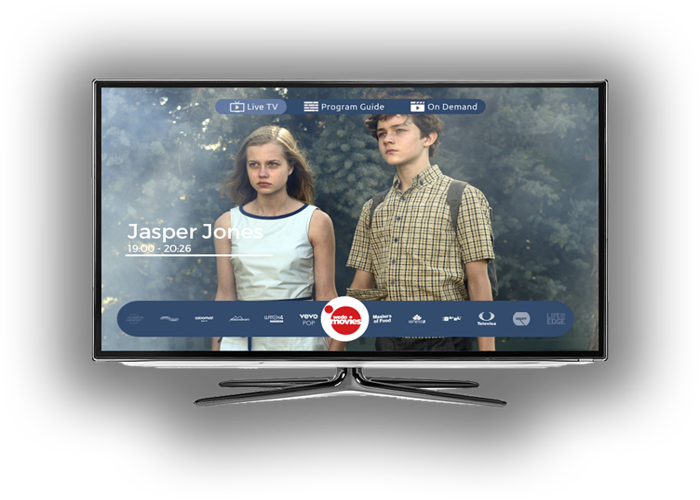 Prostředí televizní služby. Zdroj: wedotv