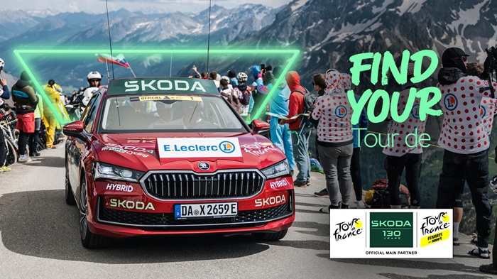 Vizuál kampaně Škoda Auto k Tour de France, zdroj: Škoda Auto