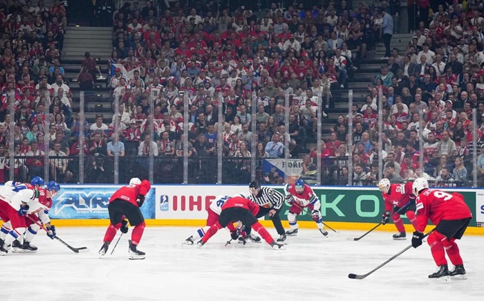 Zápas Čechů se Švýcary v pondělí dominoval s 1,8 mil. diváků