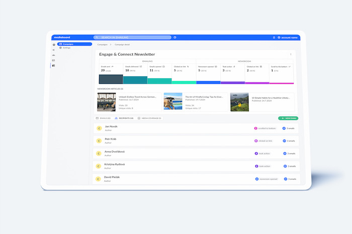 Mediaboard uvádí službu Mediaboard Connect s AI